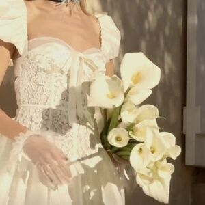 For Love and Lemons Mini Bridal Dress